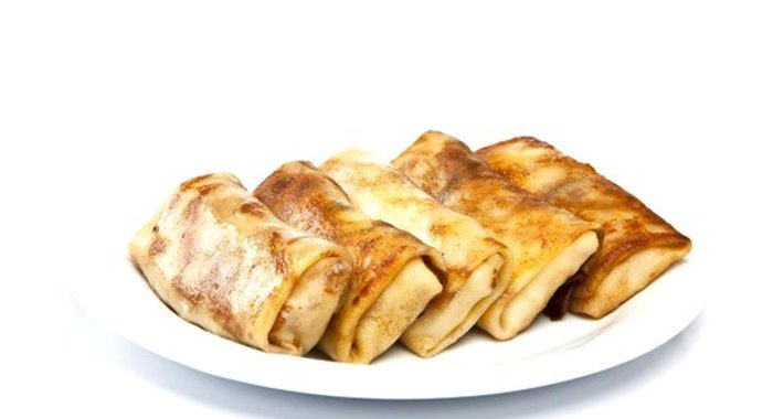 Блинчики с мясной начинкой