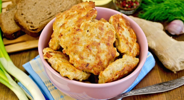 Куриные оладьи