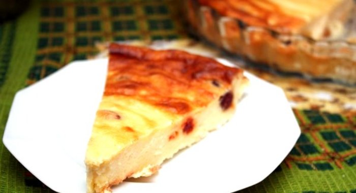 Творожная запеканка со сметаной