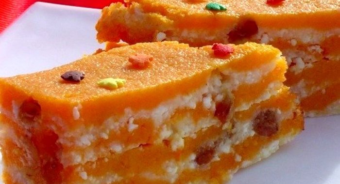 Творожная запеканка с морковью