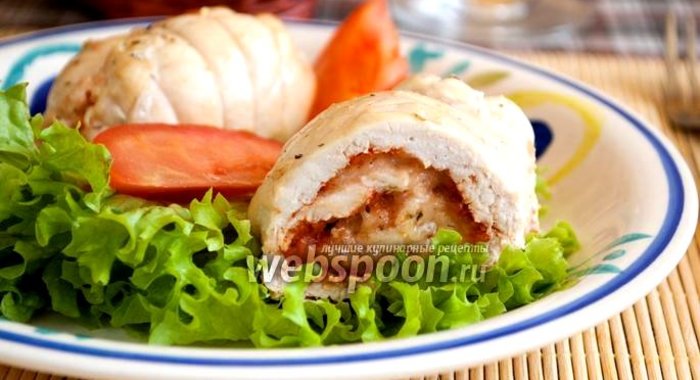 Рулетики из куриного филе