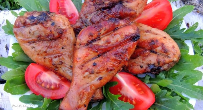 Голени в пикантном маринаде