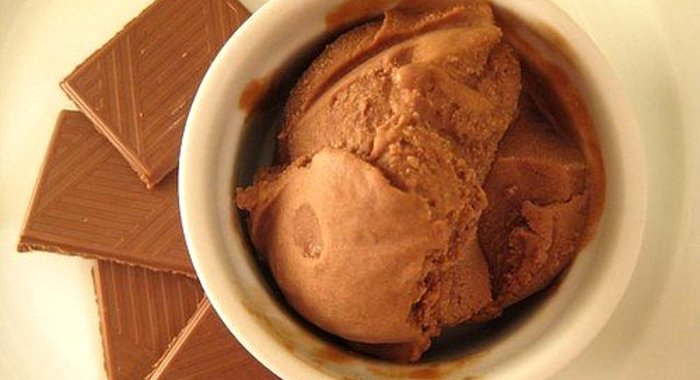 Хмельное шоколадное мороженое