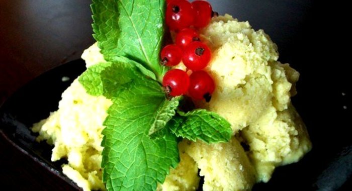 Мороженое из авокадо и лаймов