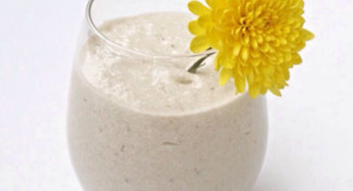 Творожно-банановый крем на завтрак