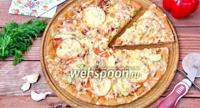 Пицца на ржаном тесте