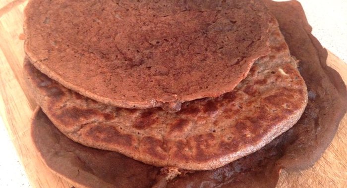 Блины из льняной муки с корицей