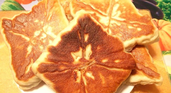 Конвертики с фруктами и курагой