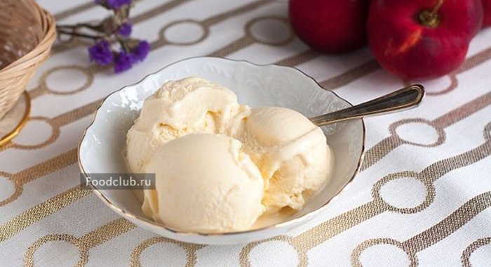 Персиковое мороженое