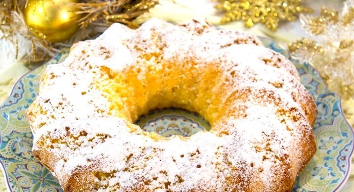 Кекс «Снежинка»