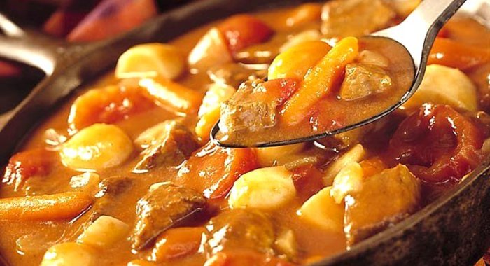 Овощное рагу с куриной печенью