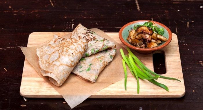 Гречишные блины постные