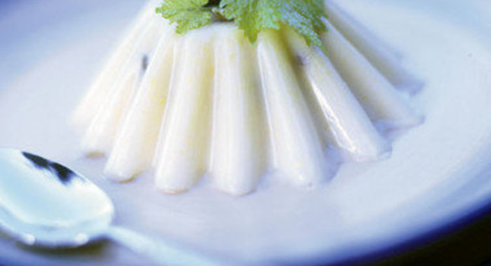 Крем-желе с виноградом