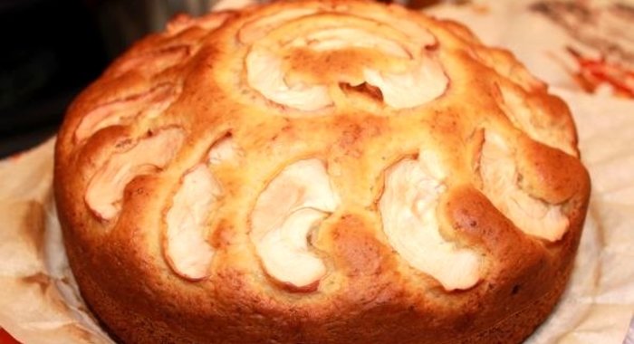 Пирог на молоке без дрожжей