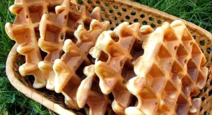 Бельгийские вафли без яиц