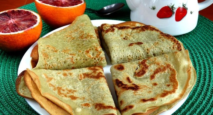 Немецкие апельсиновые блины