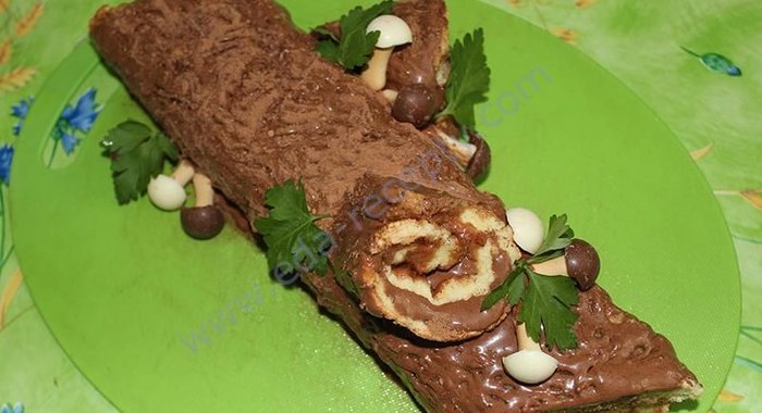 Торт Рождественское полено