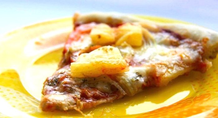 Пицца экзотическая по-гавайски