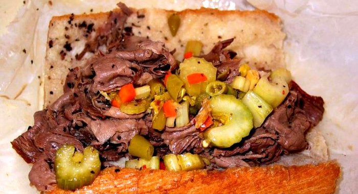 Итальянский бутерброд с говядиной