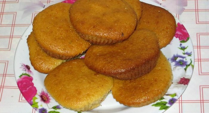 Кексы из манной каши