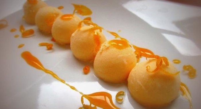 Мандариновое мороженое