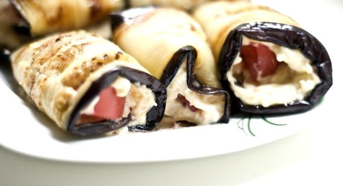 Субботние баклажанные рулетики