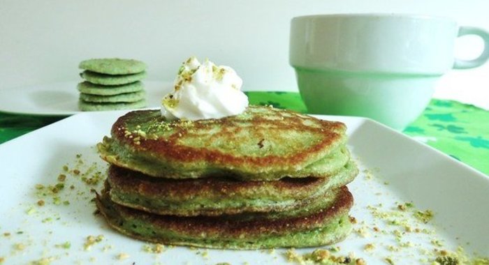 Фисташковые оладьи