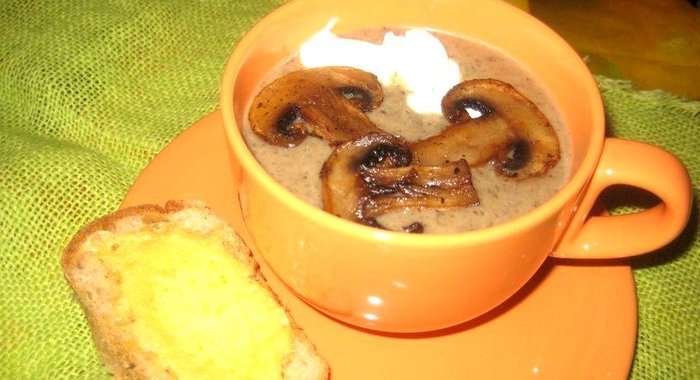 Суп-пюре грибной