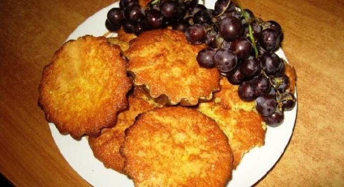 Виноградные кексы с десертным вином