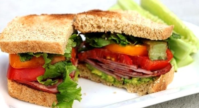 Бутерброд с беконом