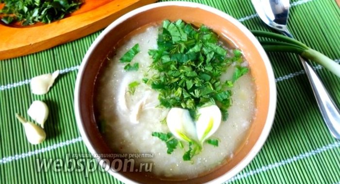 Крестьянский суп с пшеном