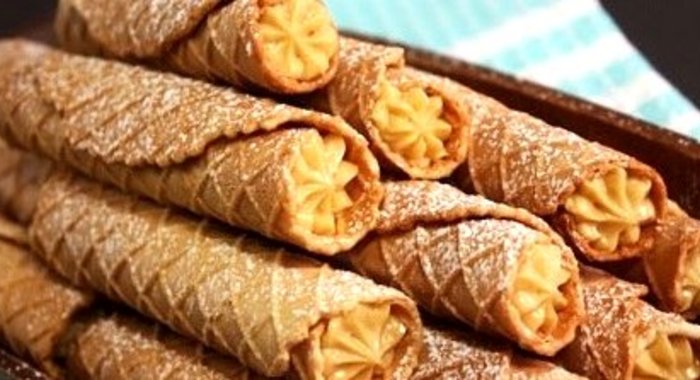 Крем для вафельных трубочек