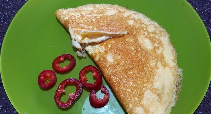 Омлет с брынзой по Болгарски