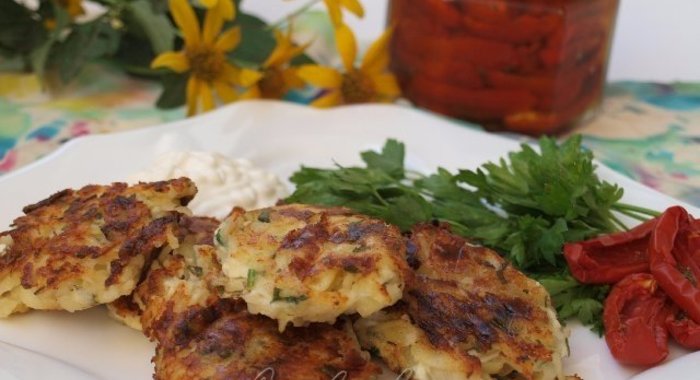 Картофельные оладьи без яиц и муки