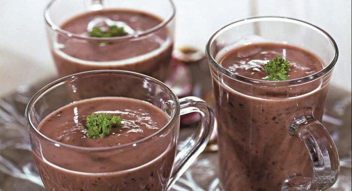 Суп-пюре из фасоли