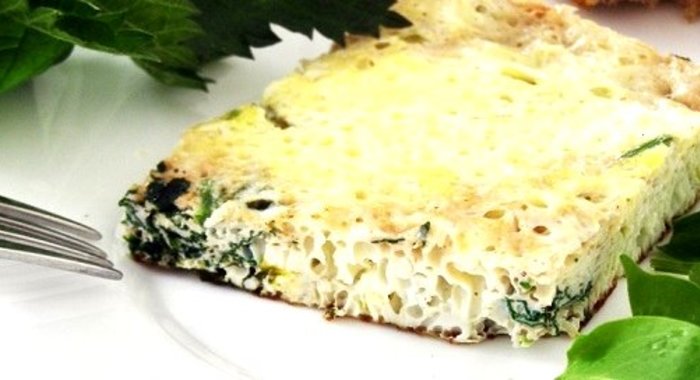 Омлет на кефире в мультиварке