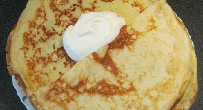 Блины с сыром