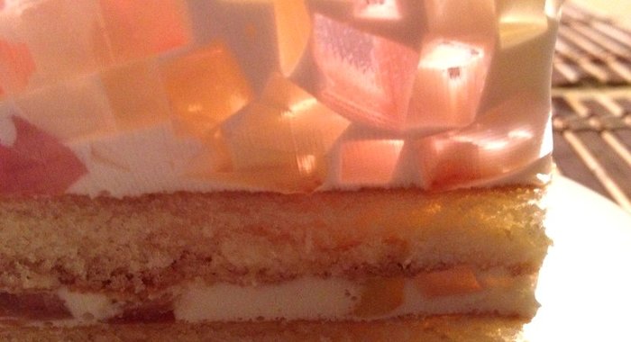 Желейный торт «Битое стекло»