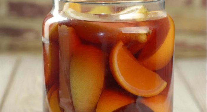 Апельсиновое вино с ванилью