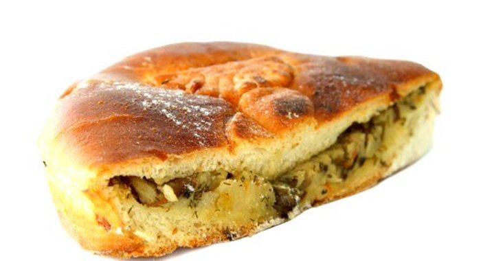 Пицца с угрем и картофелем