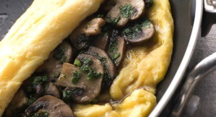 Омлет с грибами и эстрагоном