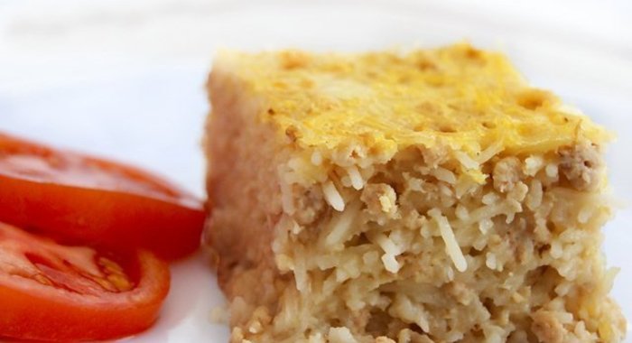 Запеканка из вермишели с фаршем