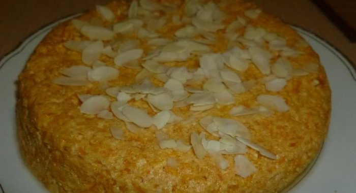 Творожная запеканка с тыквой