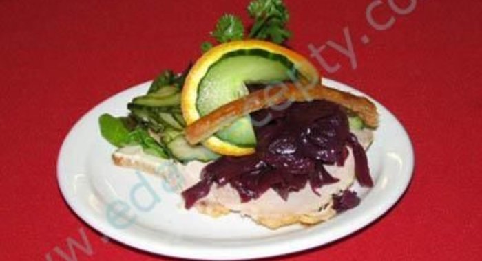 Рагу из свинины с красной капустой по-датски