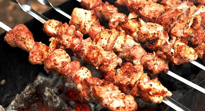 Быстрый шашлык из свинины