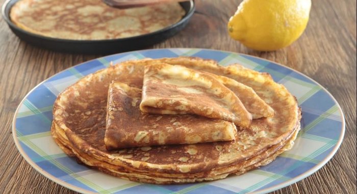 Лимонные блинчики