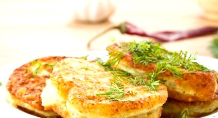 Картофельные котлеты с зеленью