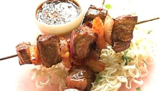 Азиатский шашлык из говядины