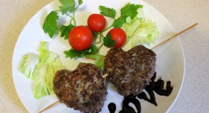 Котлеты с шампиньонами Это любовь..