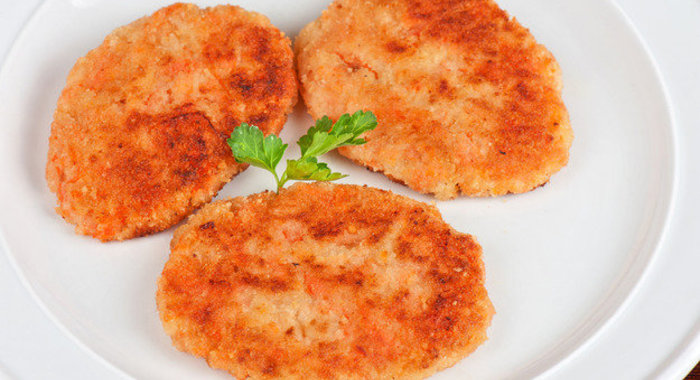 Морковные котлеты на пару